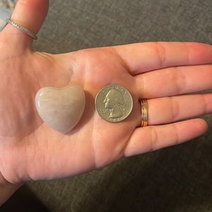Rose Quartz Heart Crystal